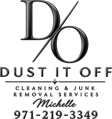 Dust It Off cleaning and junk removal services logo
